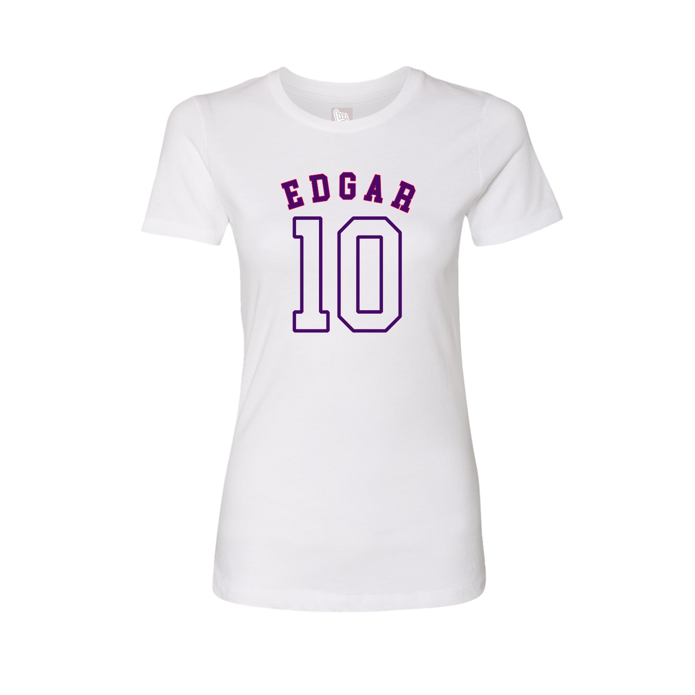 Fitted Women's Tee — Shirsey Arch in White
