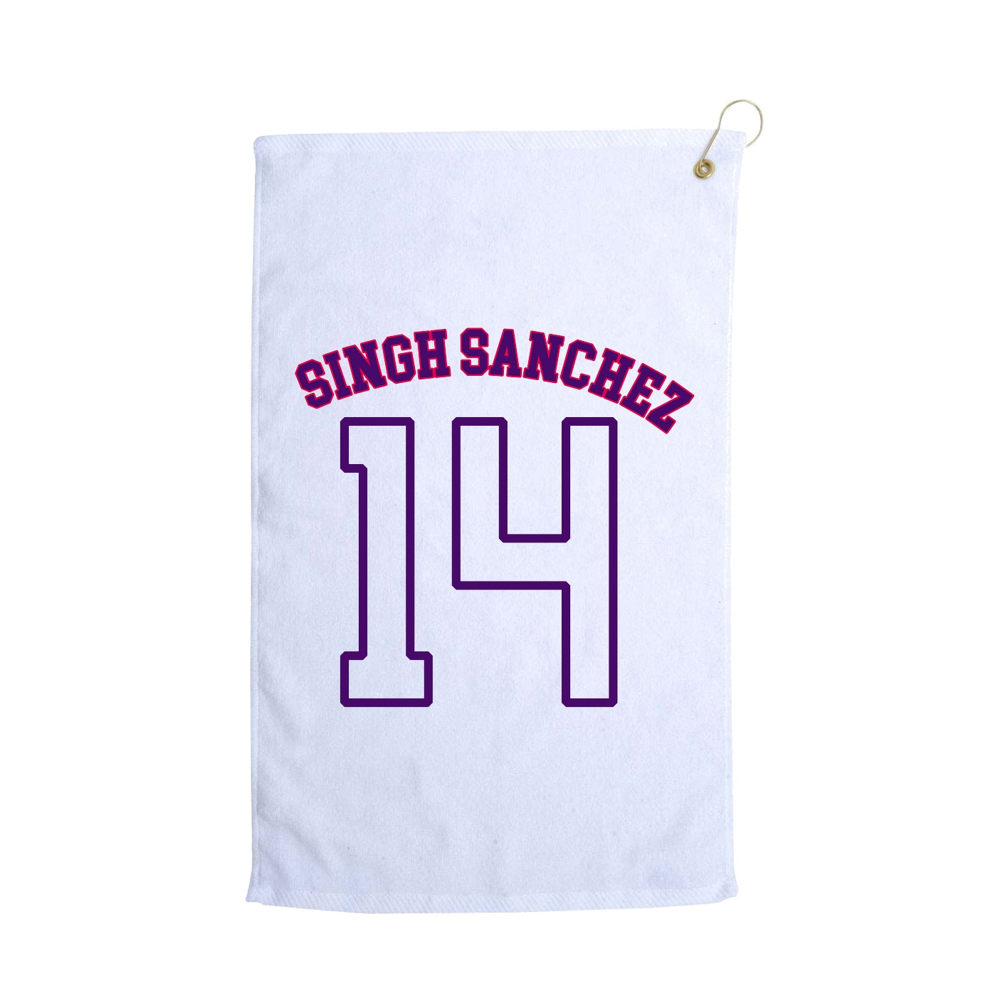 Golf Towel — Shirsey Arch in White