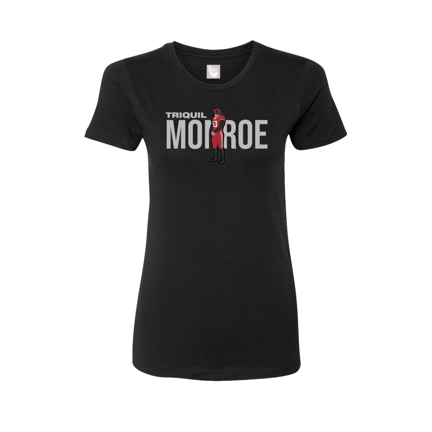 Womens Tee — Player Name in Black
