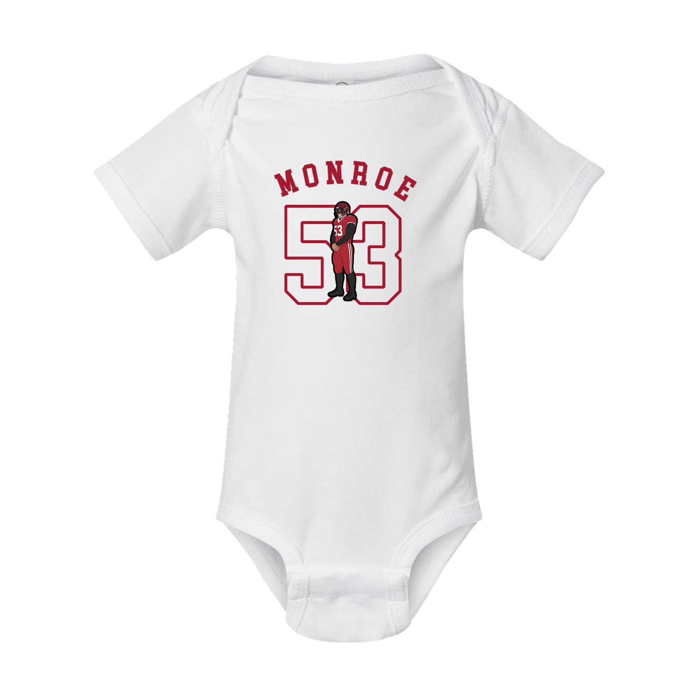 Baby Onesie — Shirsey Arch in White