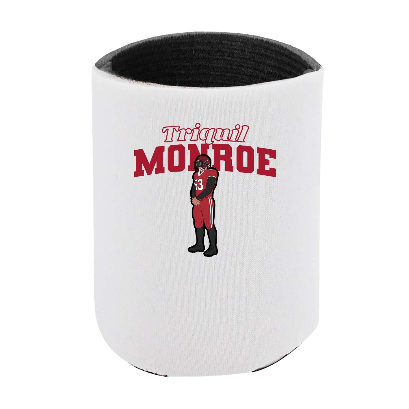 Can Holder — Name Arch in White