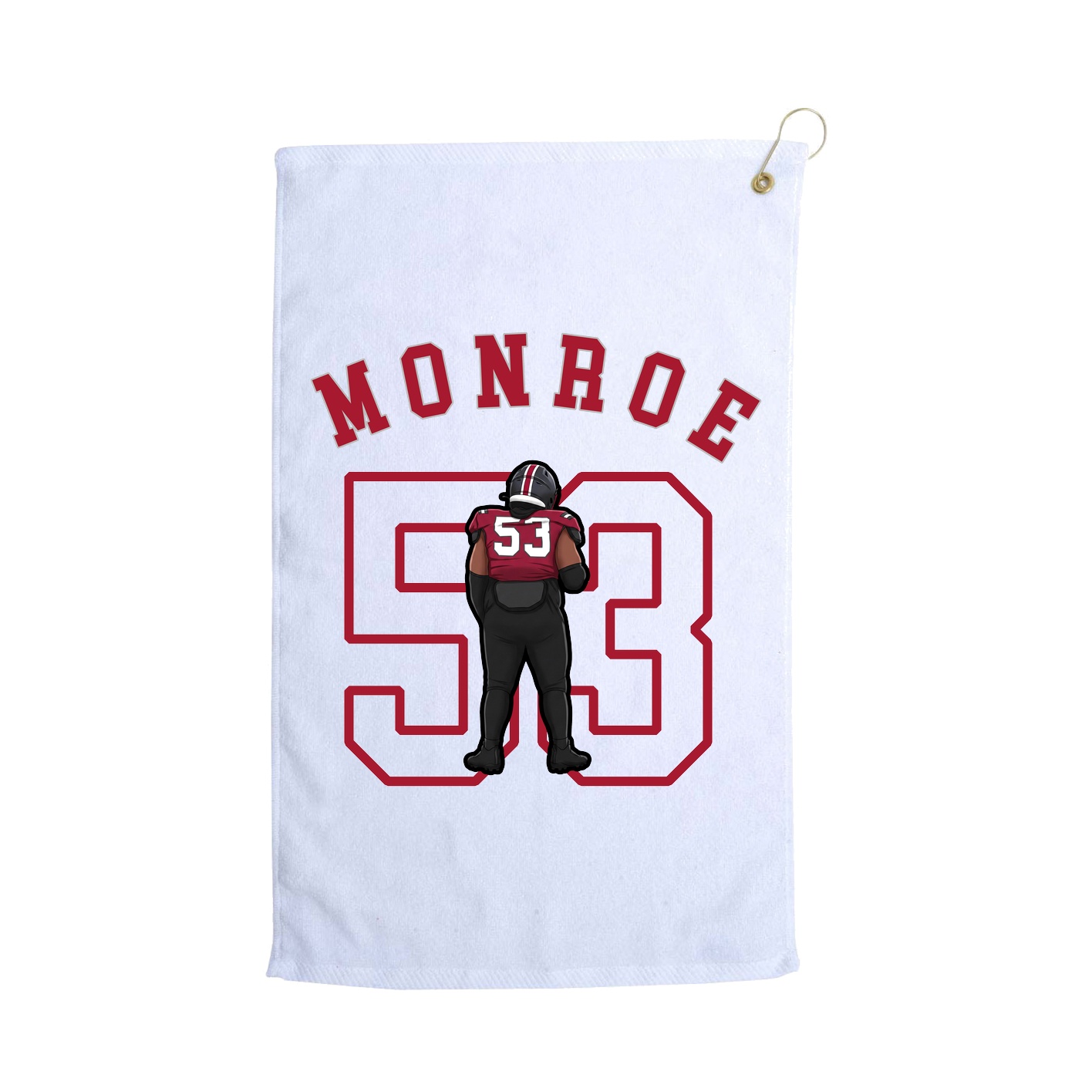 Golf Towel — Shirsey Arch in White