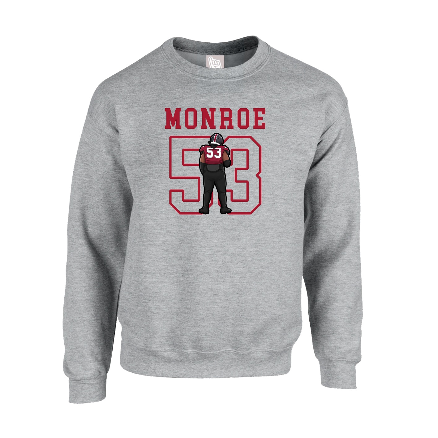 Fleece Crew — Shirsey in Grey