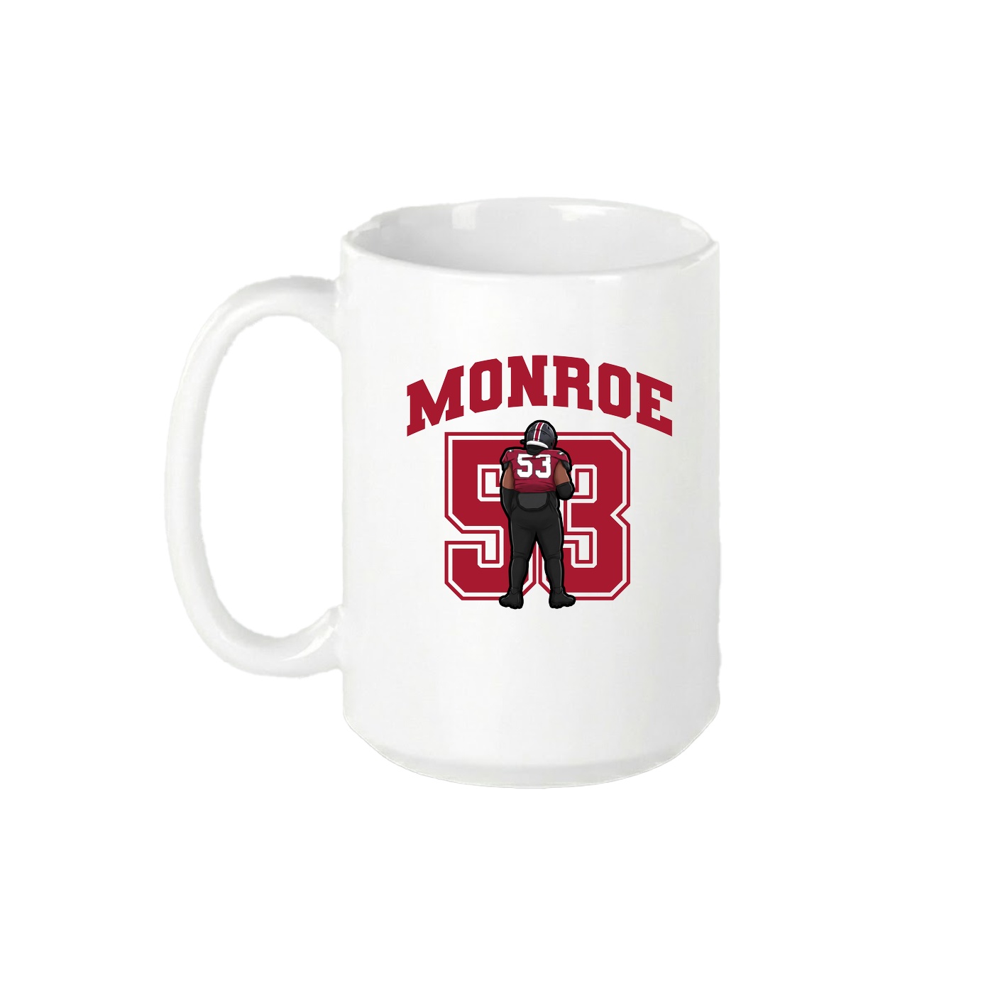 15oz Coffee Mug — Number in White
