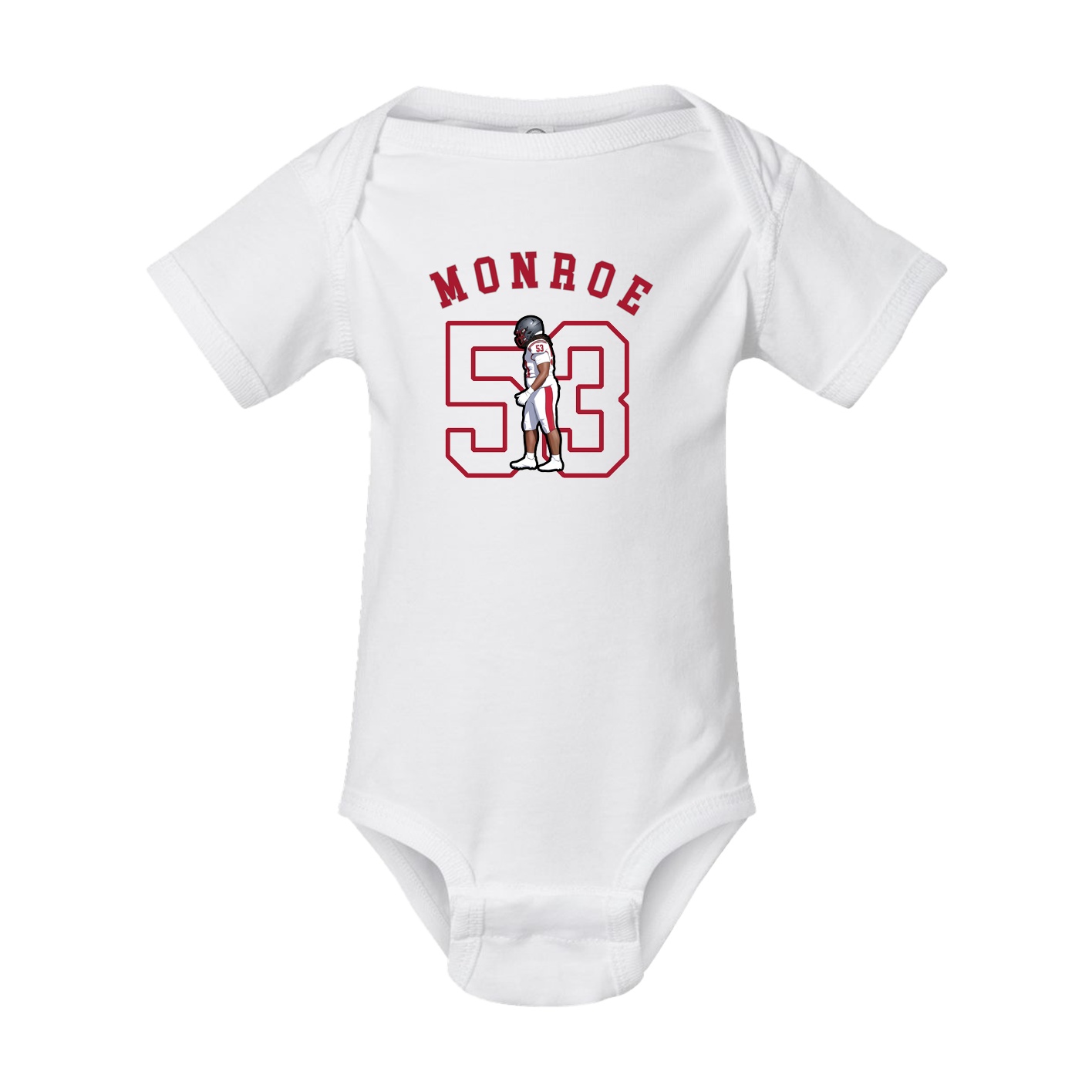 Baby Onesie — Shirsey Arch in White