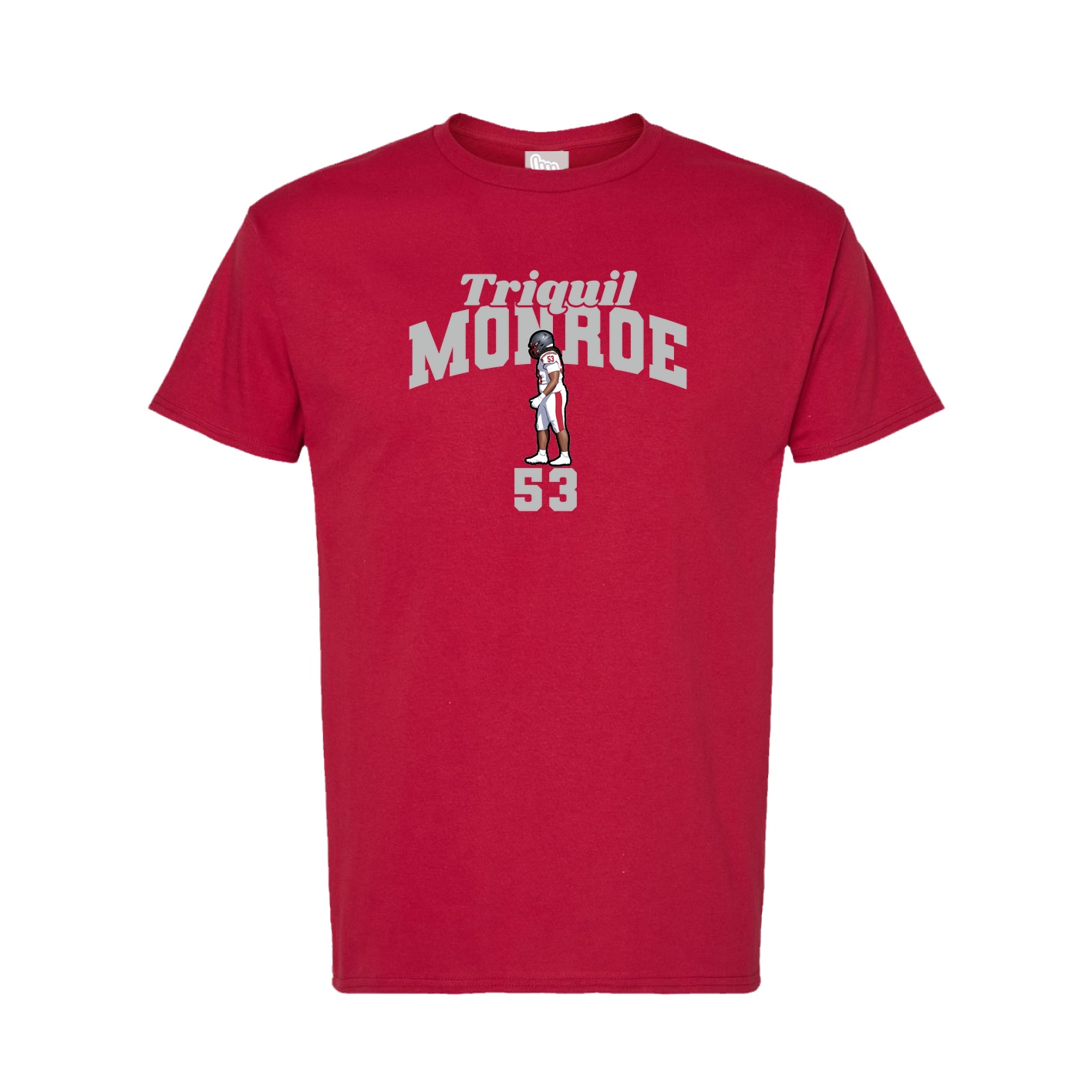 Tee — Signature Arch in Crimson
