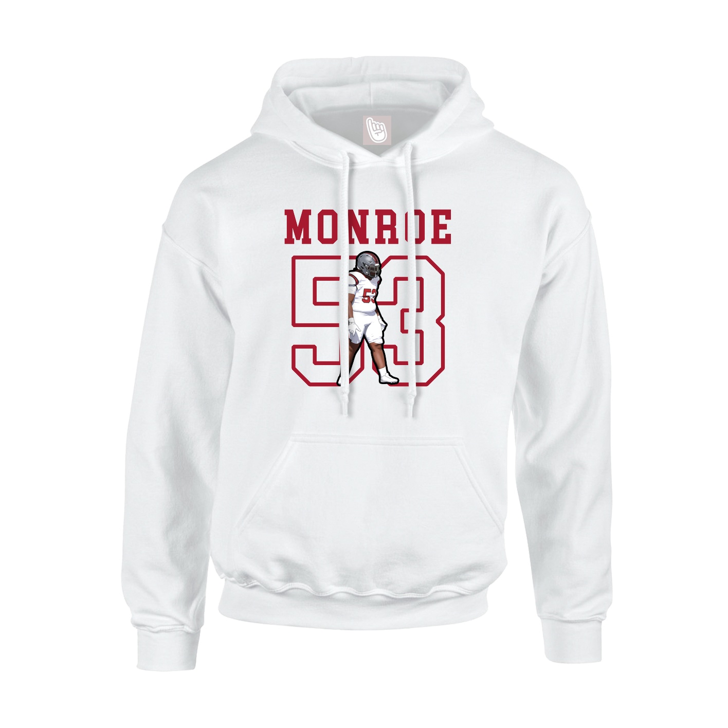 Youth Hoodie — Shirsey in White