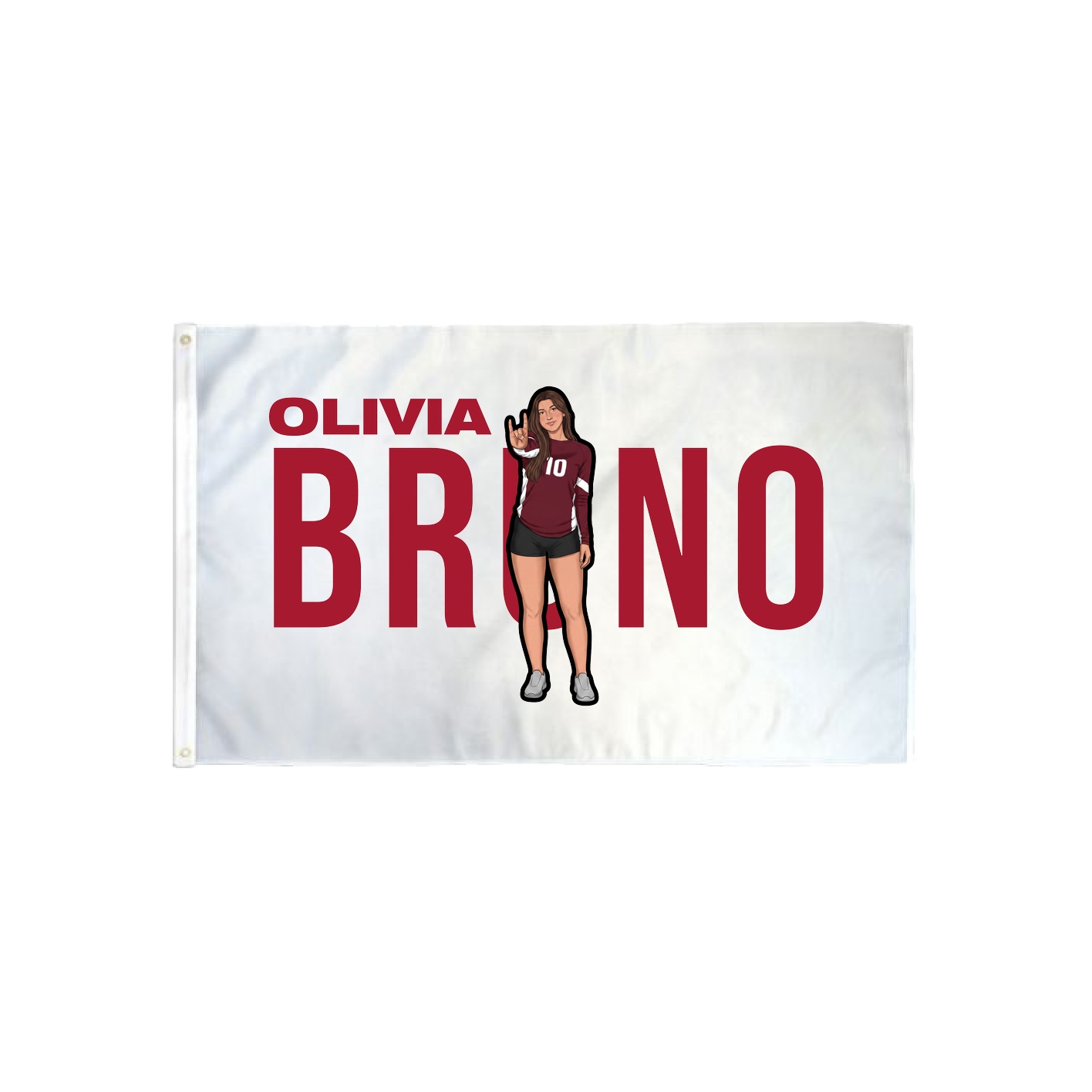 3x5 Flag — Player Name in Classic