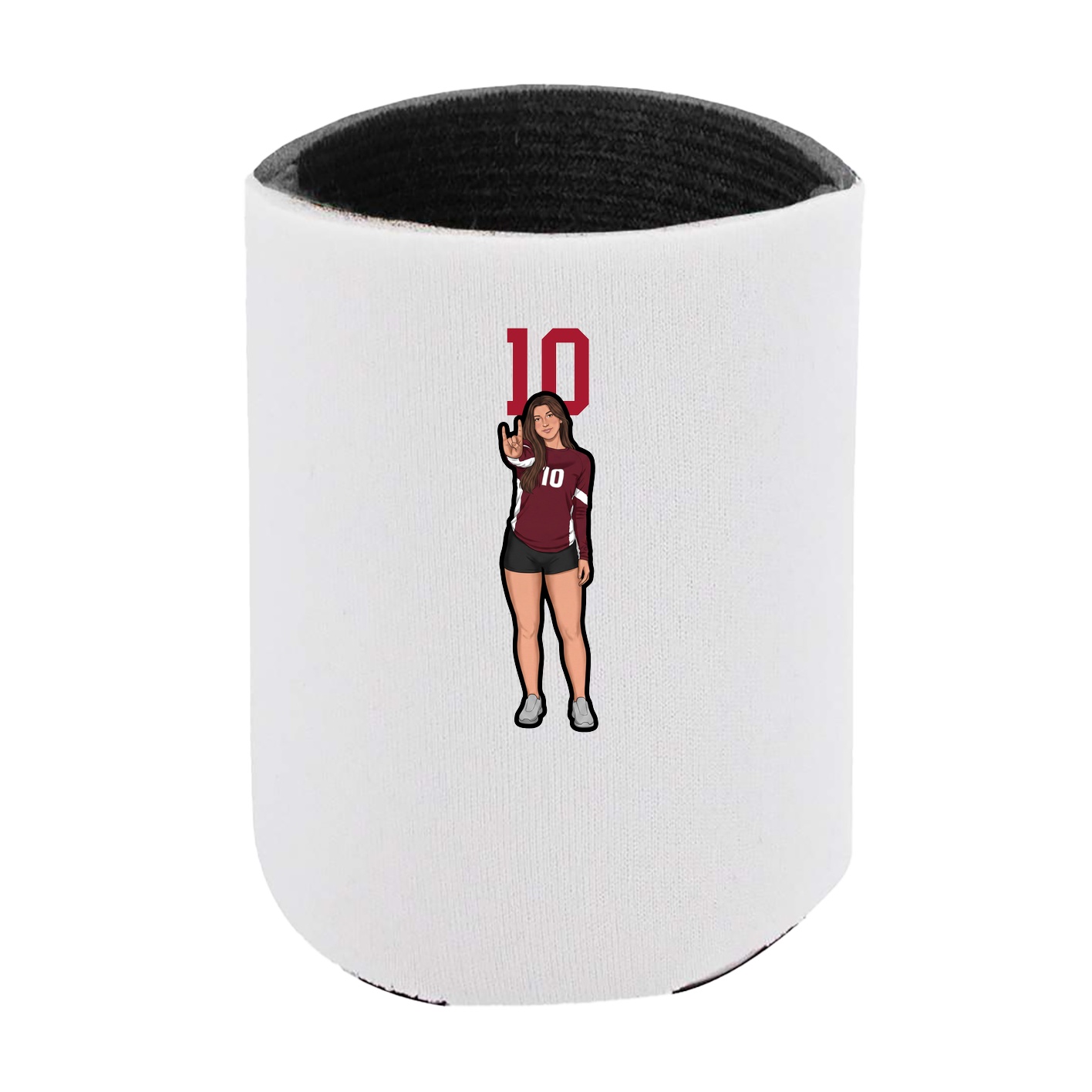 Can Holder — Number Top in White