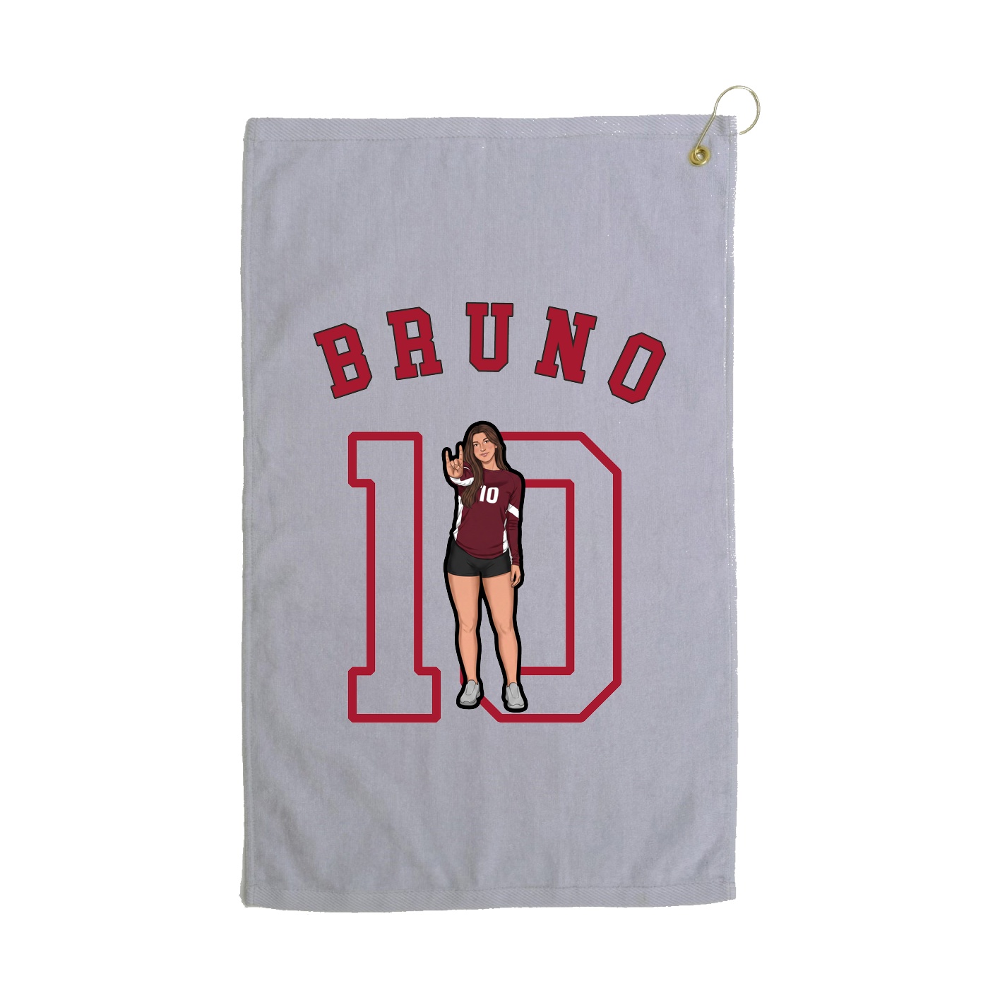 Golf Towel — Shirsey Arch in Grey