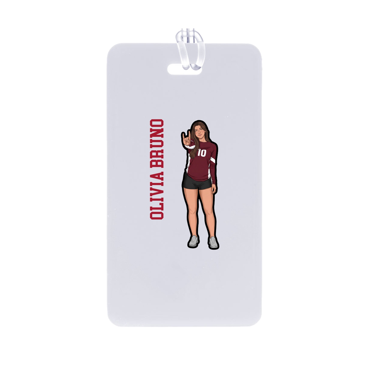 Bag Tag — Name Vertical in Classic