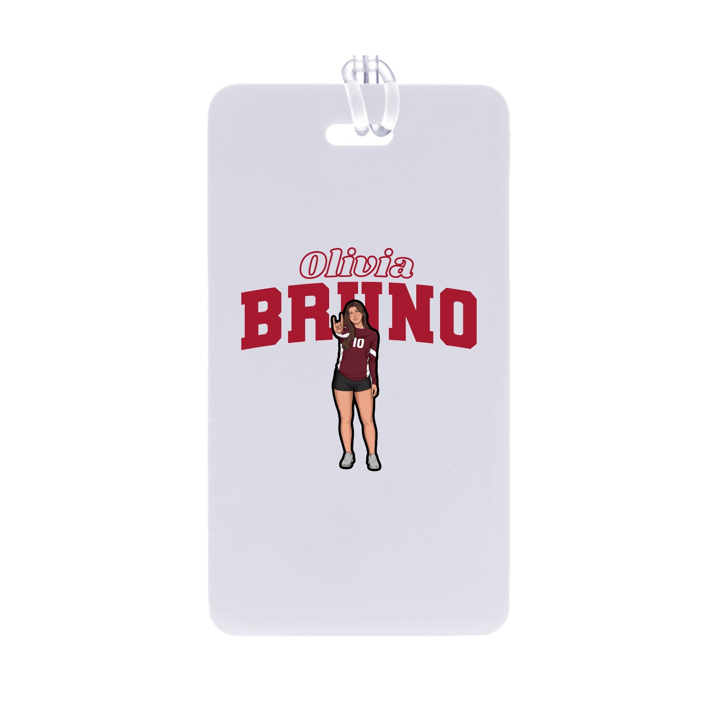 Bag Tag — Name Arch in Classic