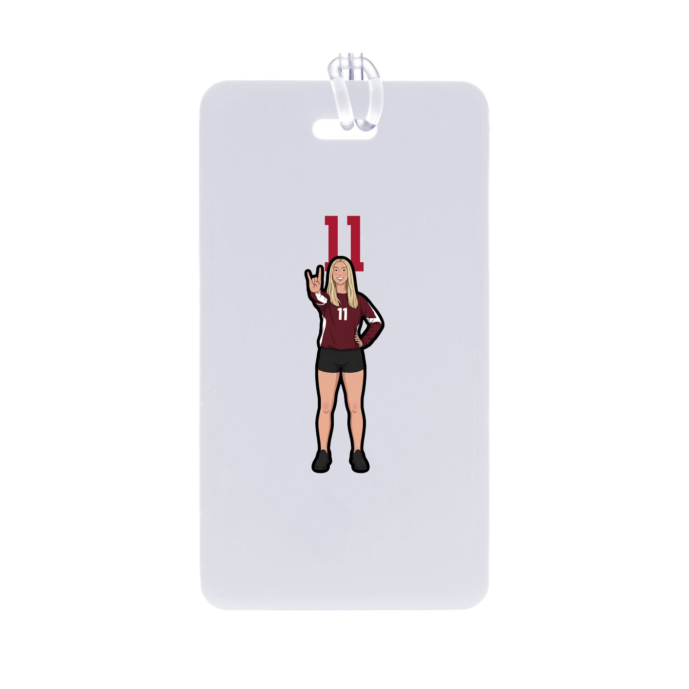 Bag Tag — Number Top in Classic