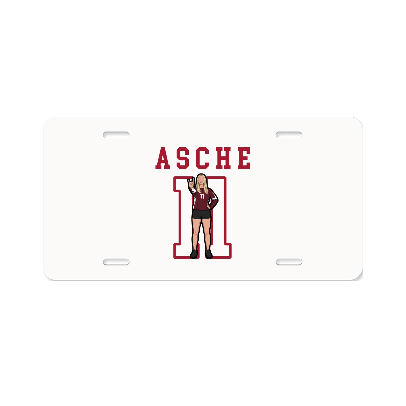 License Plate — Shirsey in Classic