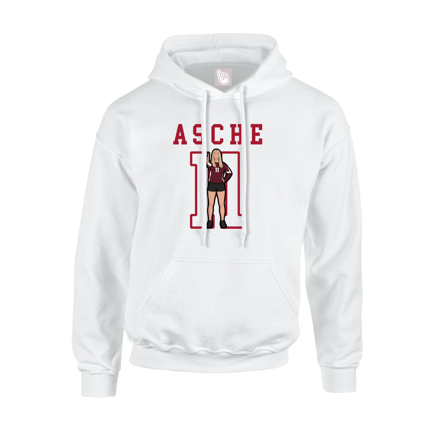 Youth Hoodie — Shirsey in White