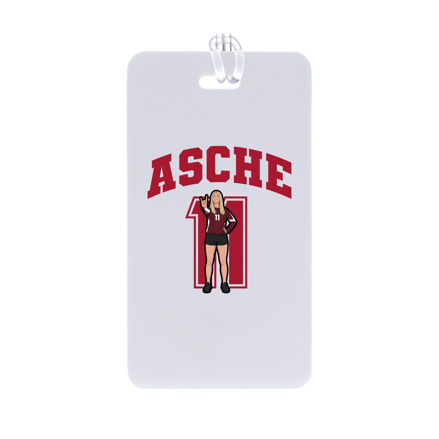 Bag Tag — Number in Classic