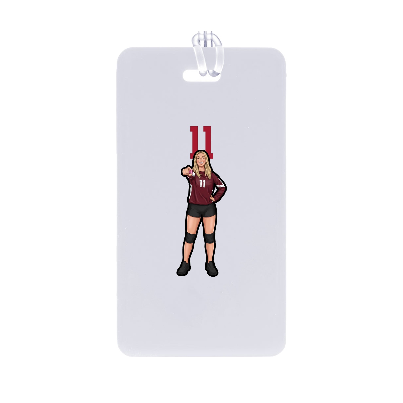 Bag Tag — Number Top in Classic