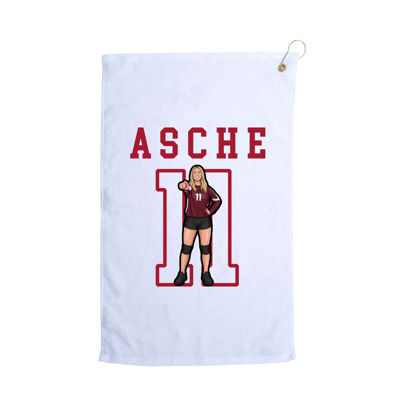 Golf Towel — Shirsey in White