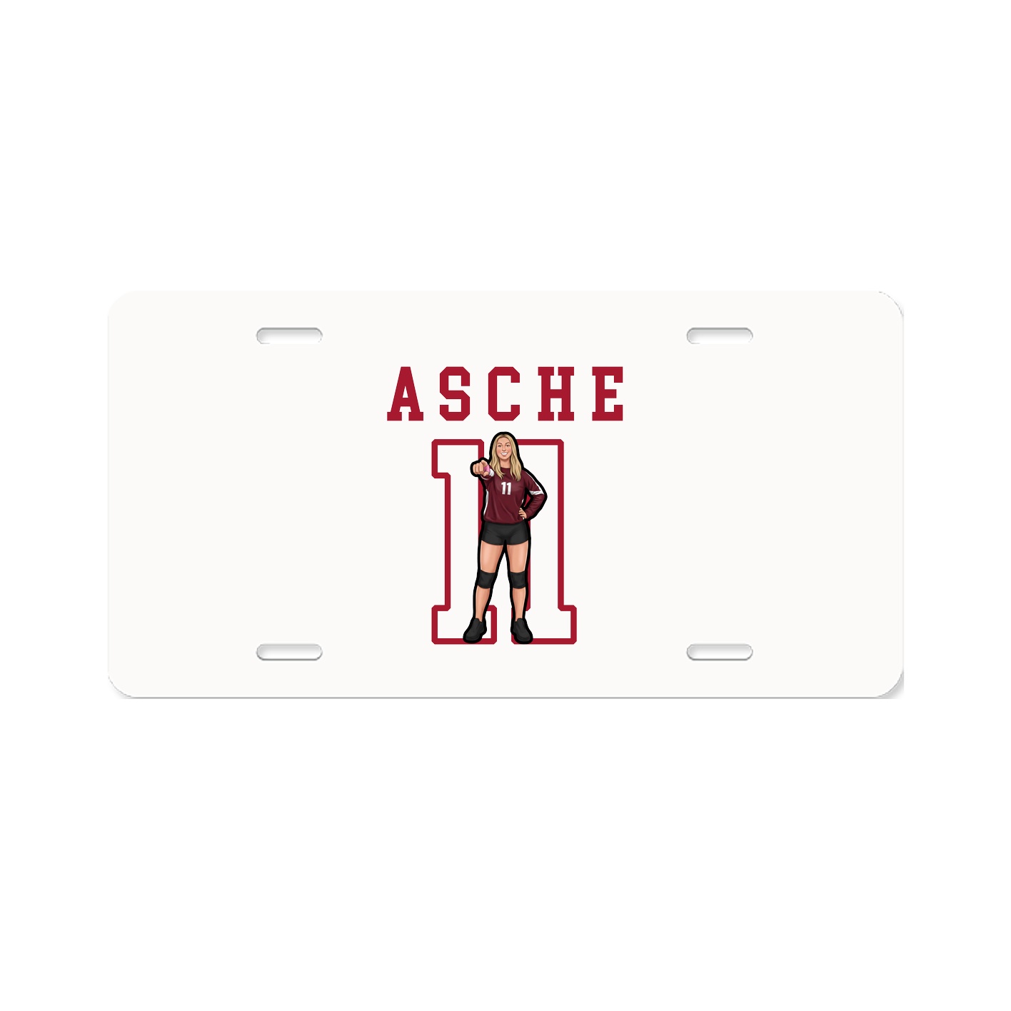 License Plate — Shirsey in Classic