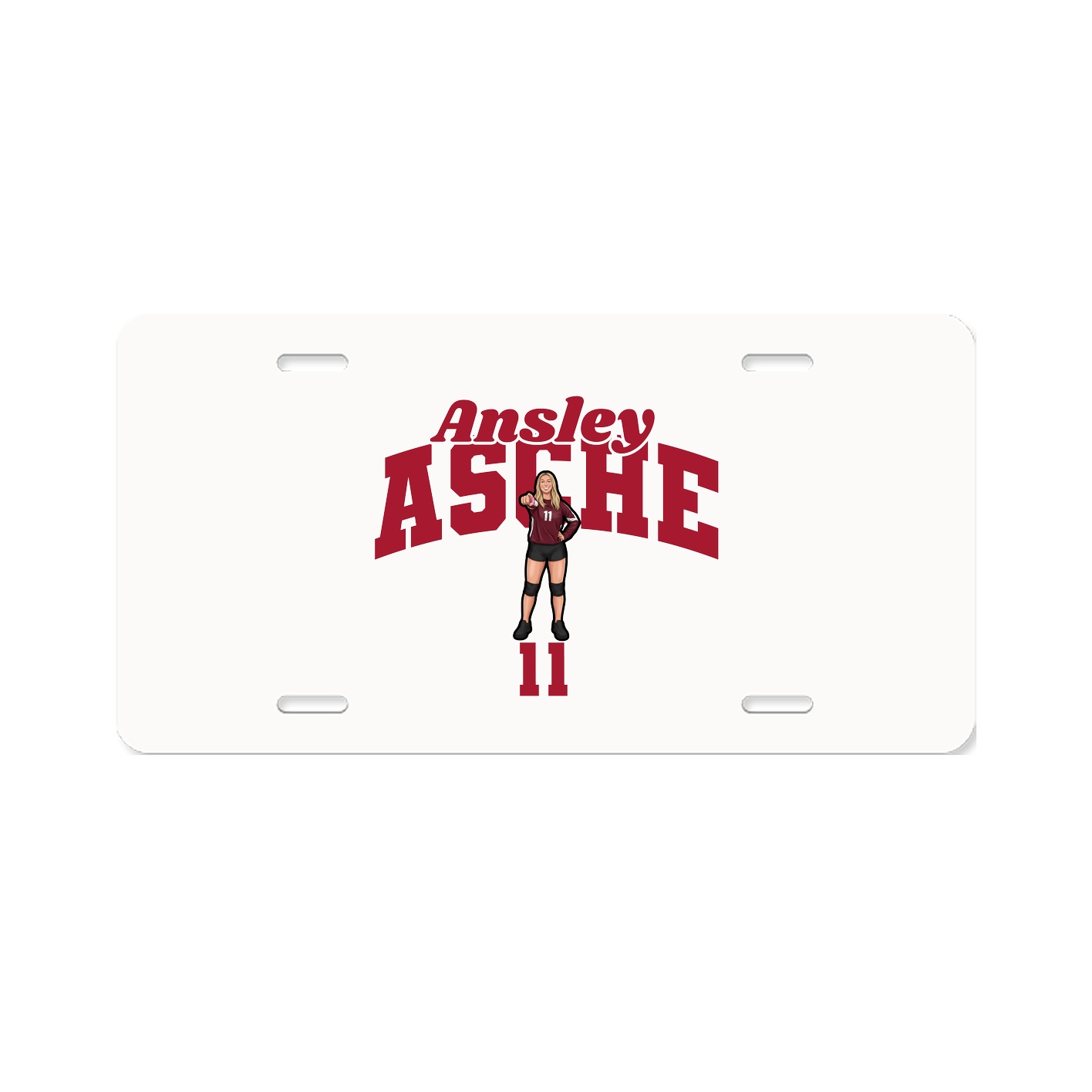 License Plate — Signature Arch in Classic