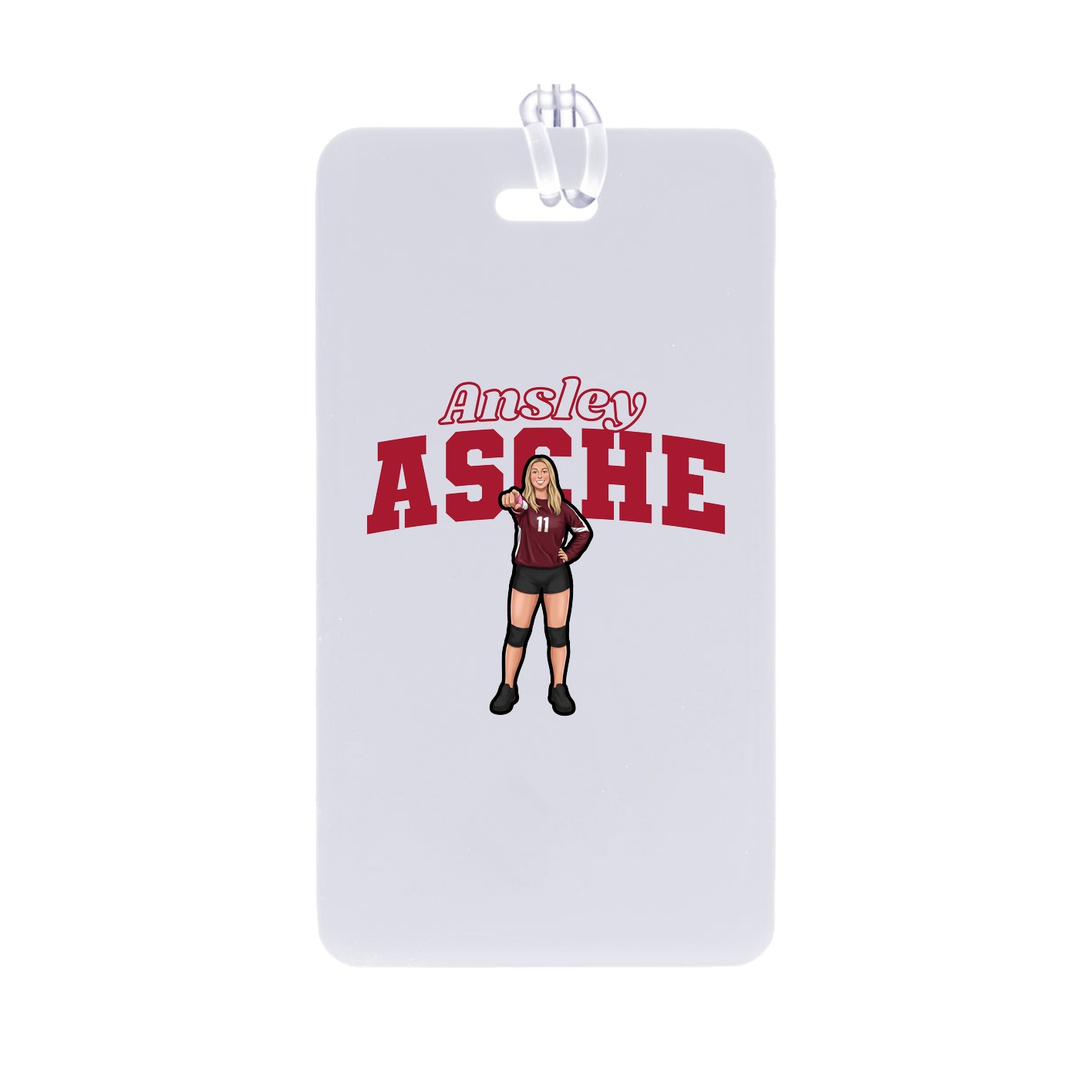 Bag Tag — Name Arch in Classic