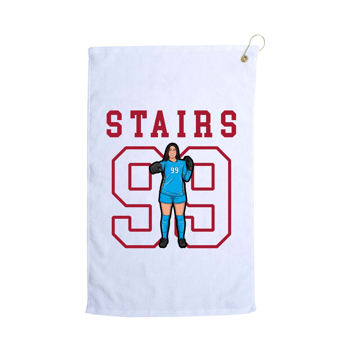 Golf Towel — Shirsey in White