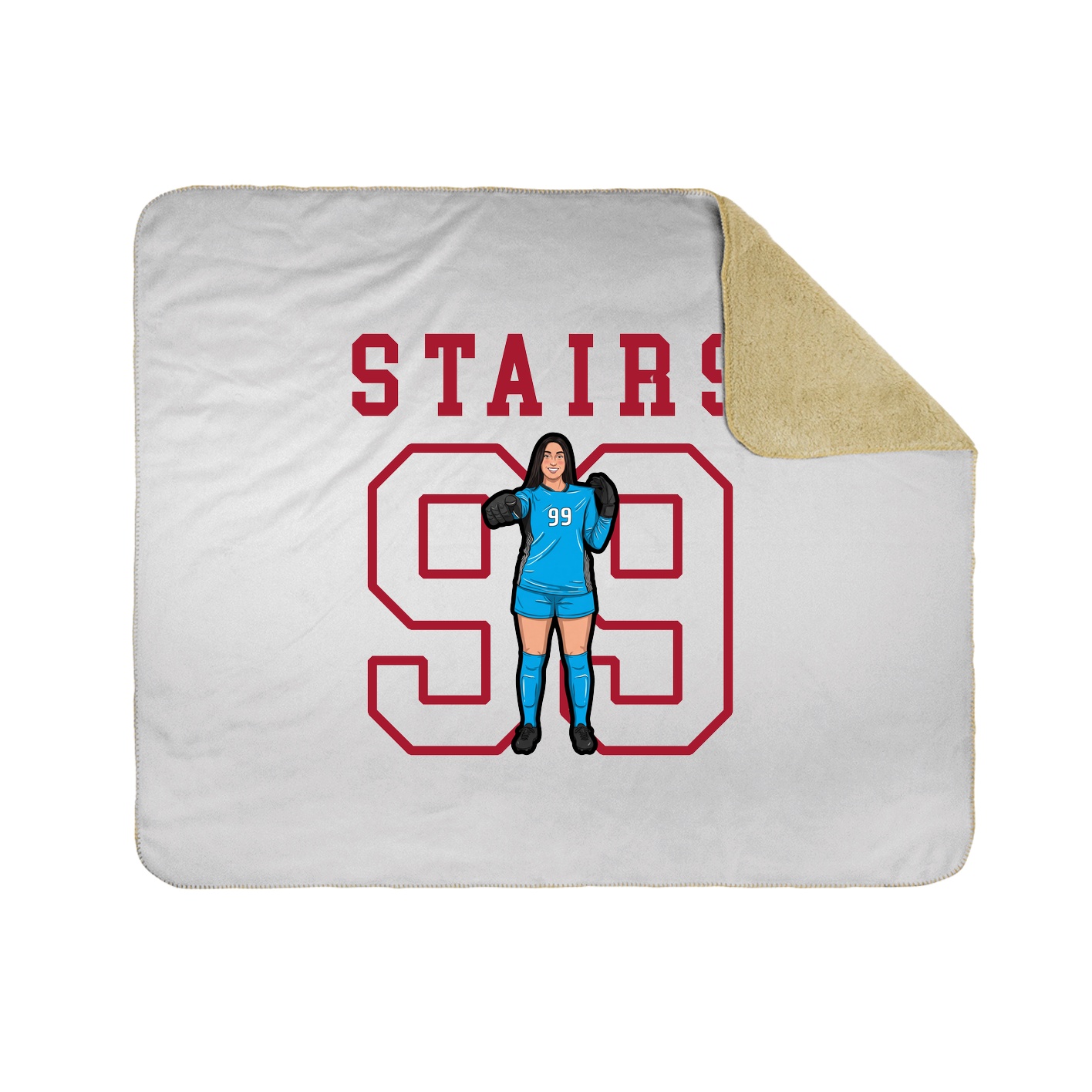 Throw Blanket — Shirsey in White