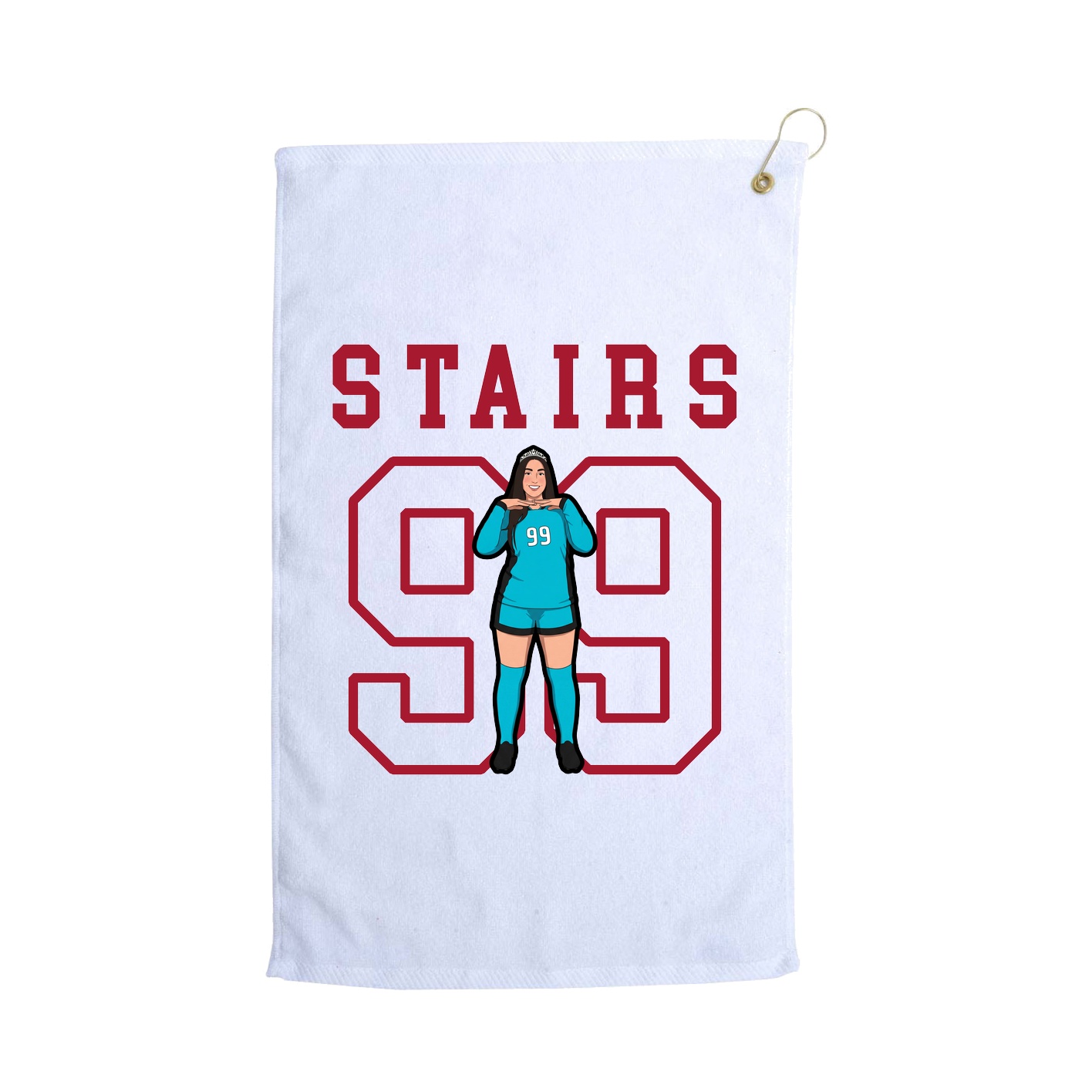 Golf Towel — Shirsey in White