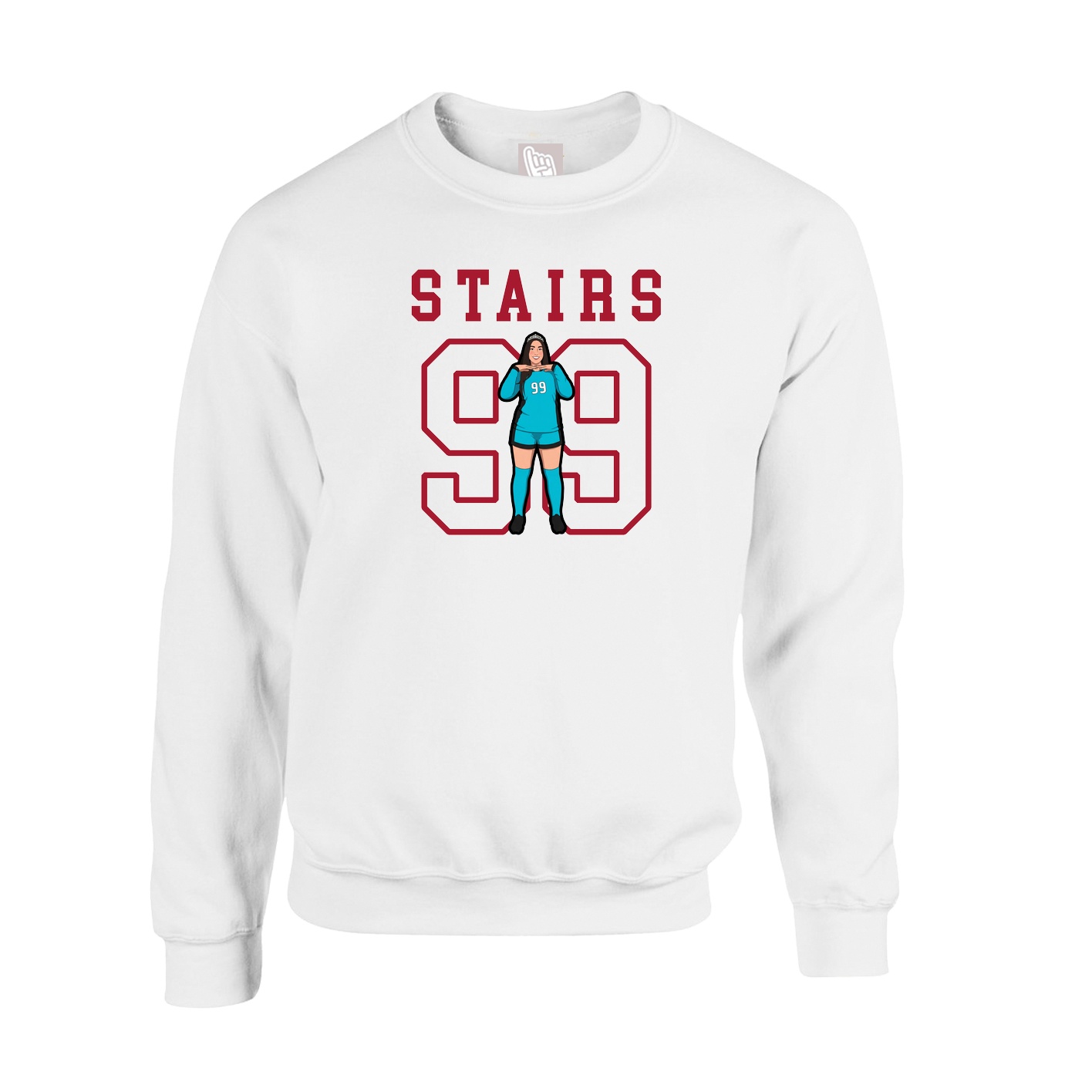 Fleece Crew — Shirsey in White