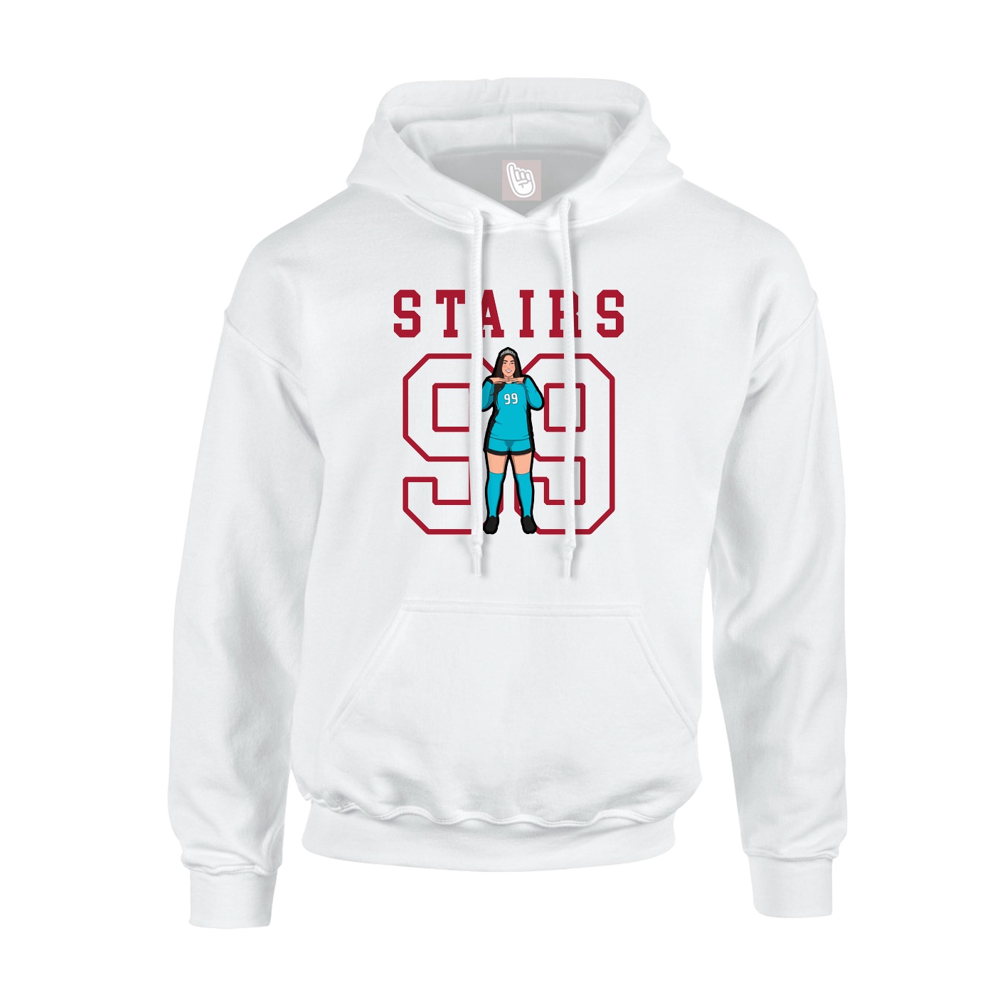 Youth Hoodie — Shirsey in White