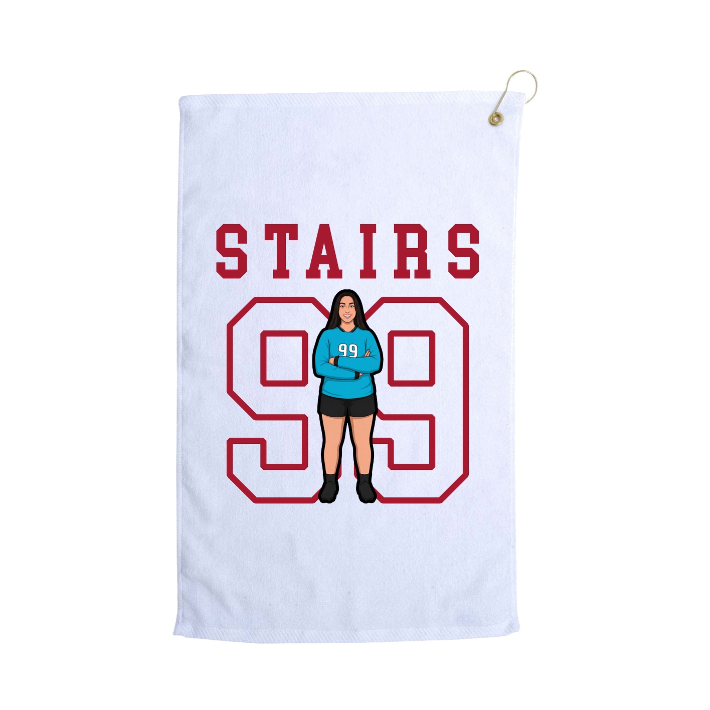 Golf Towel — Shirsey in White