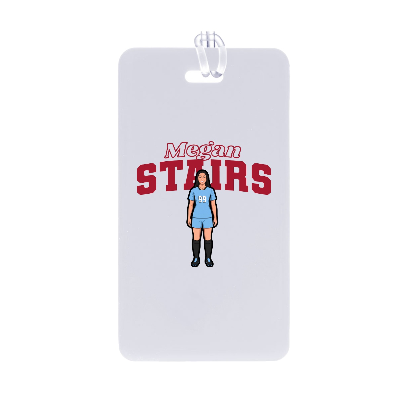 Bag Tag — Name Arch in Classic