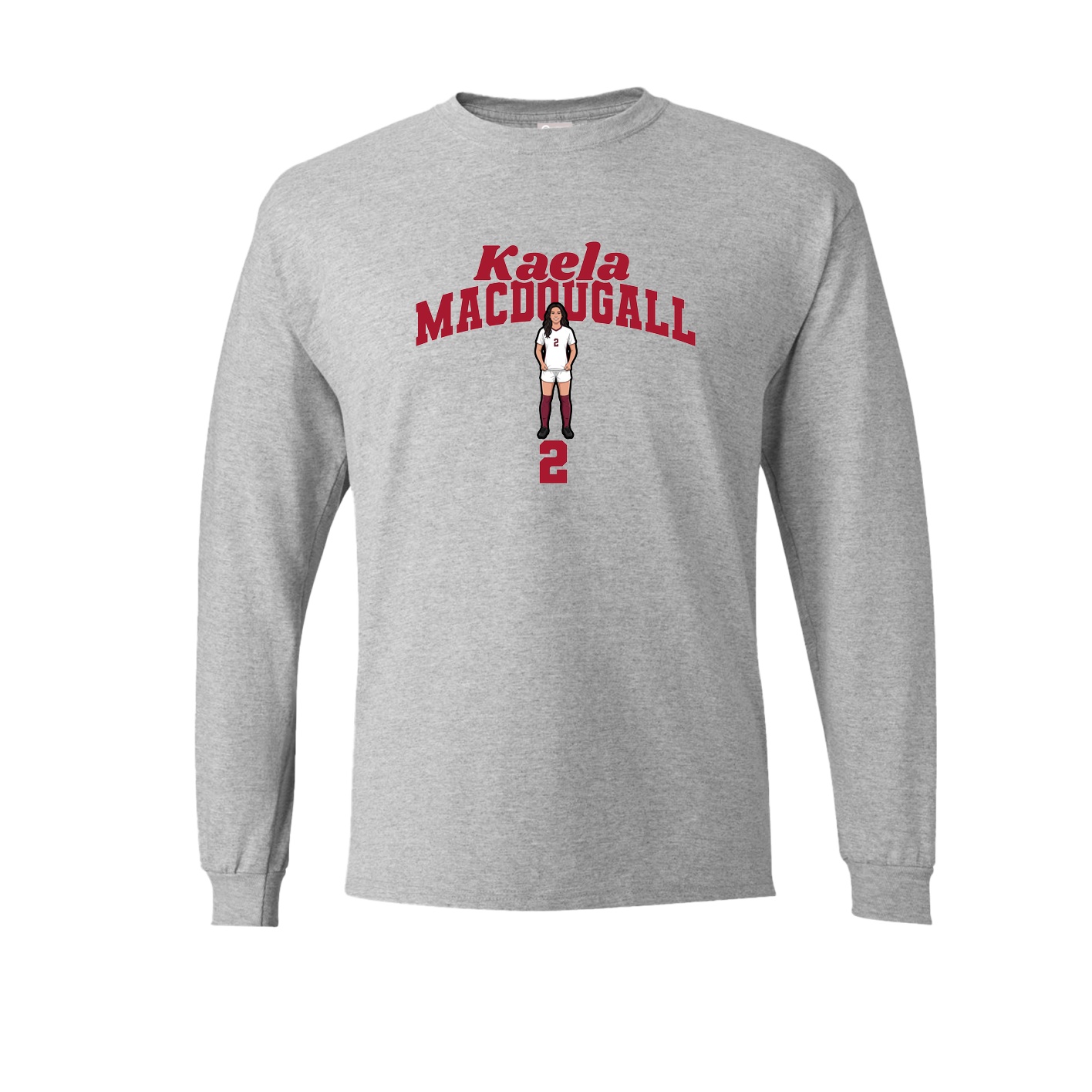 Long Sleeve Tee — Signature Arch in Grey