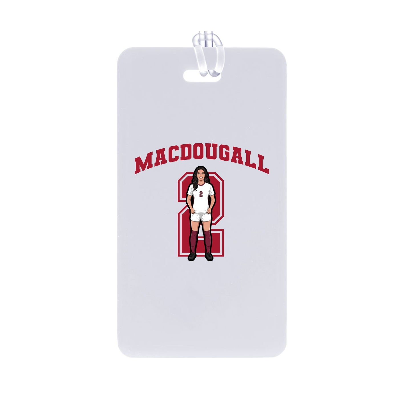 Bag Tag — Number in Classic