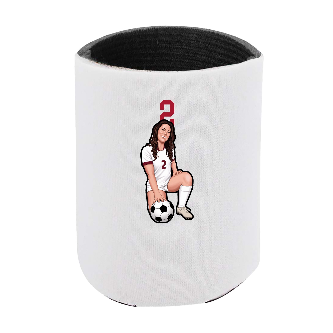 Can Holder — Number Top in White
