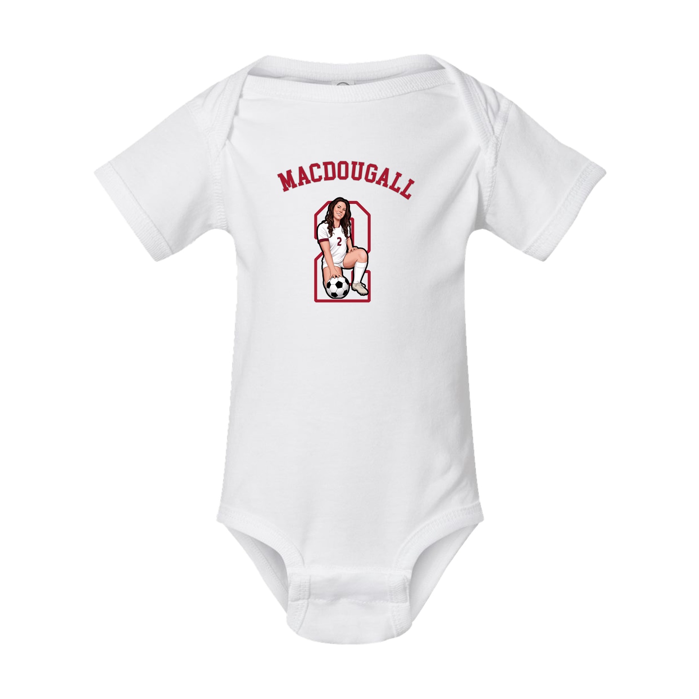 Baby Onesie — Shirsey Arch in White
