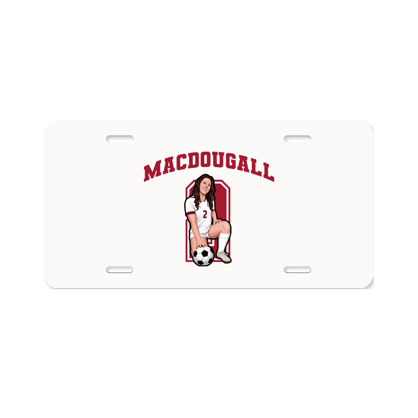 License Plate — Number in Classic