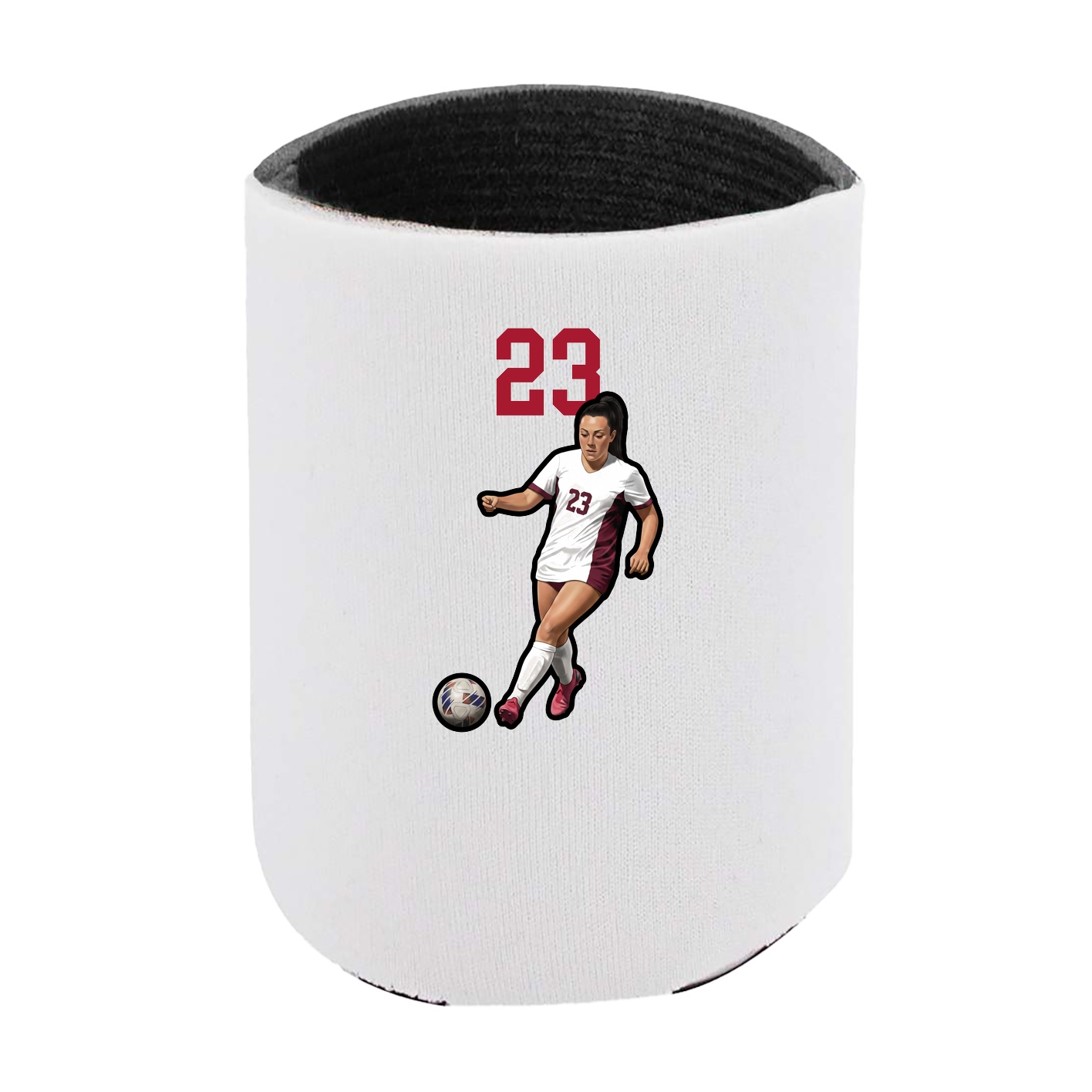 Can Holder — Number Top in White