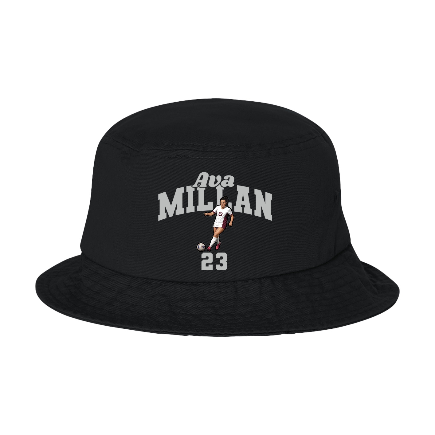 Bucket Cap — Signature Arch in Black