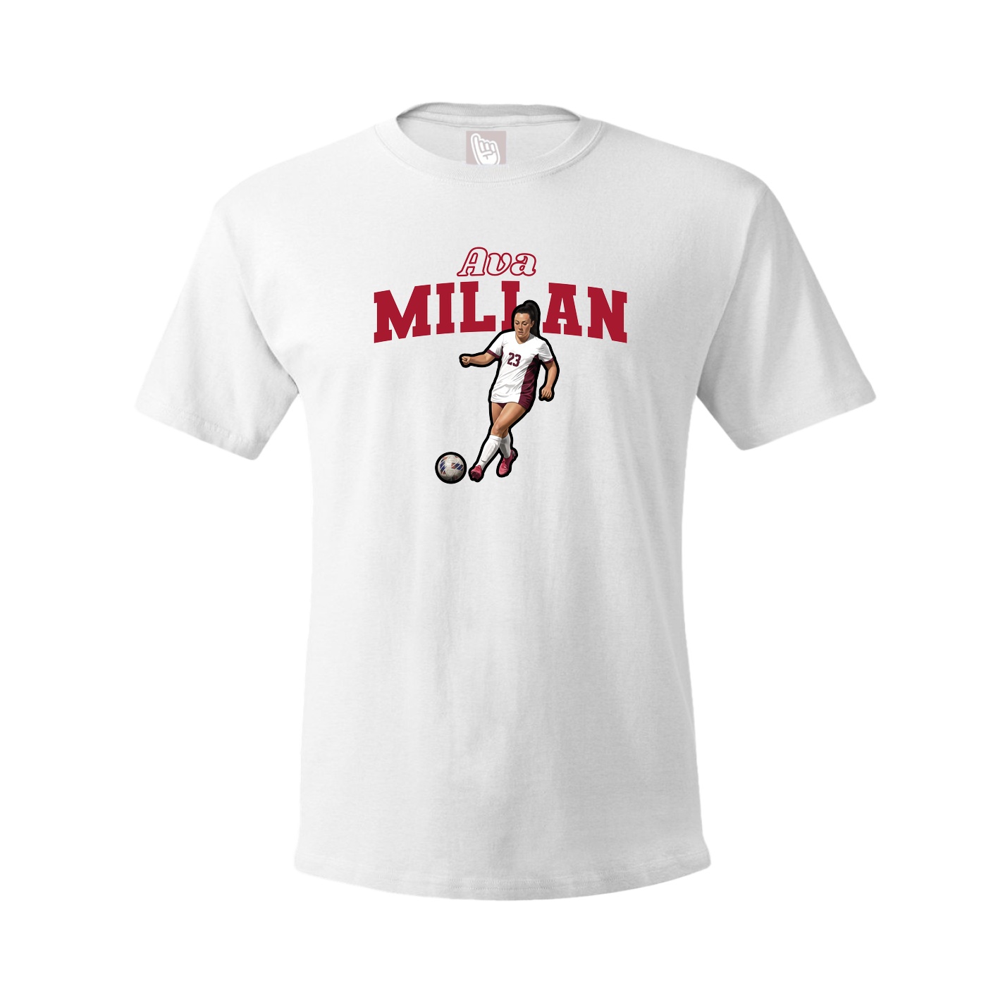 Tee — Name Arch in White