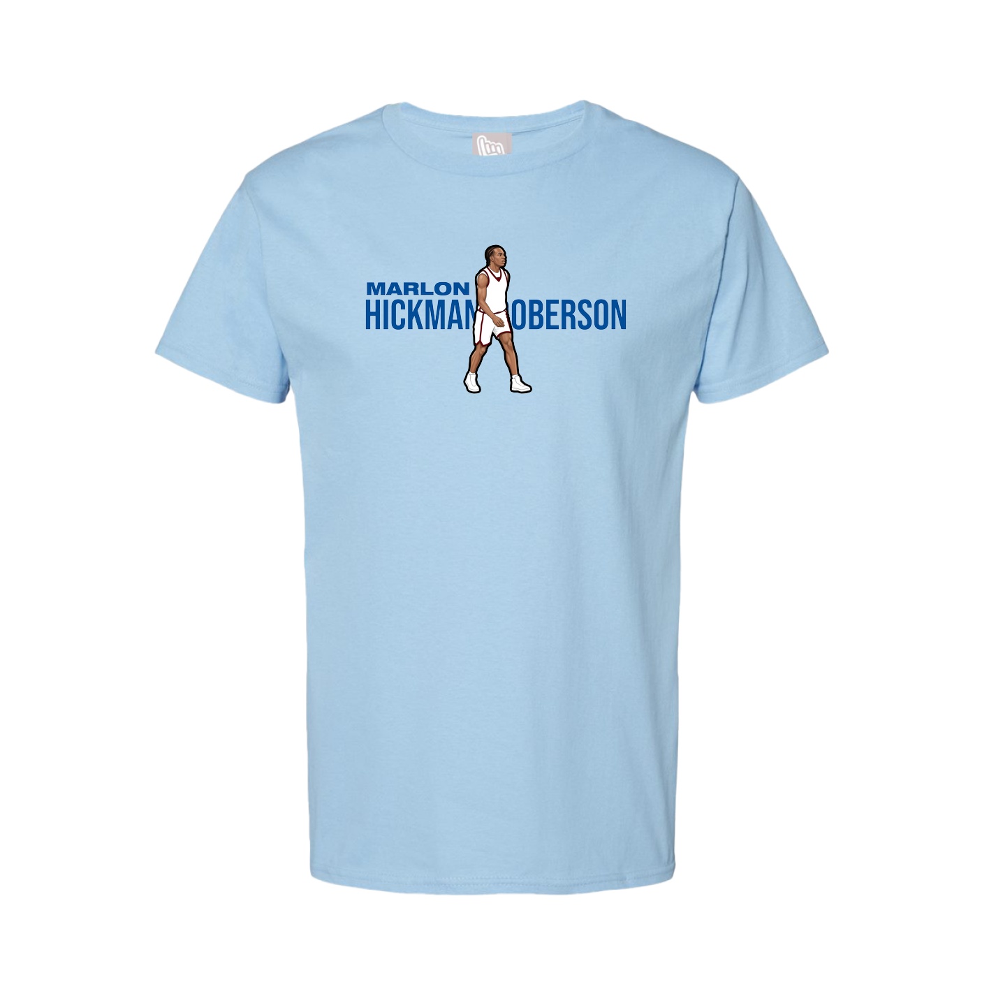 Tee — Player Name in Light Blue