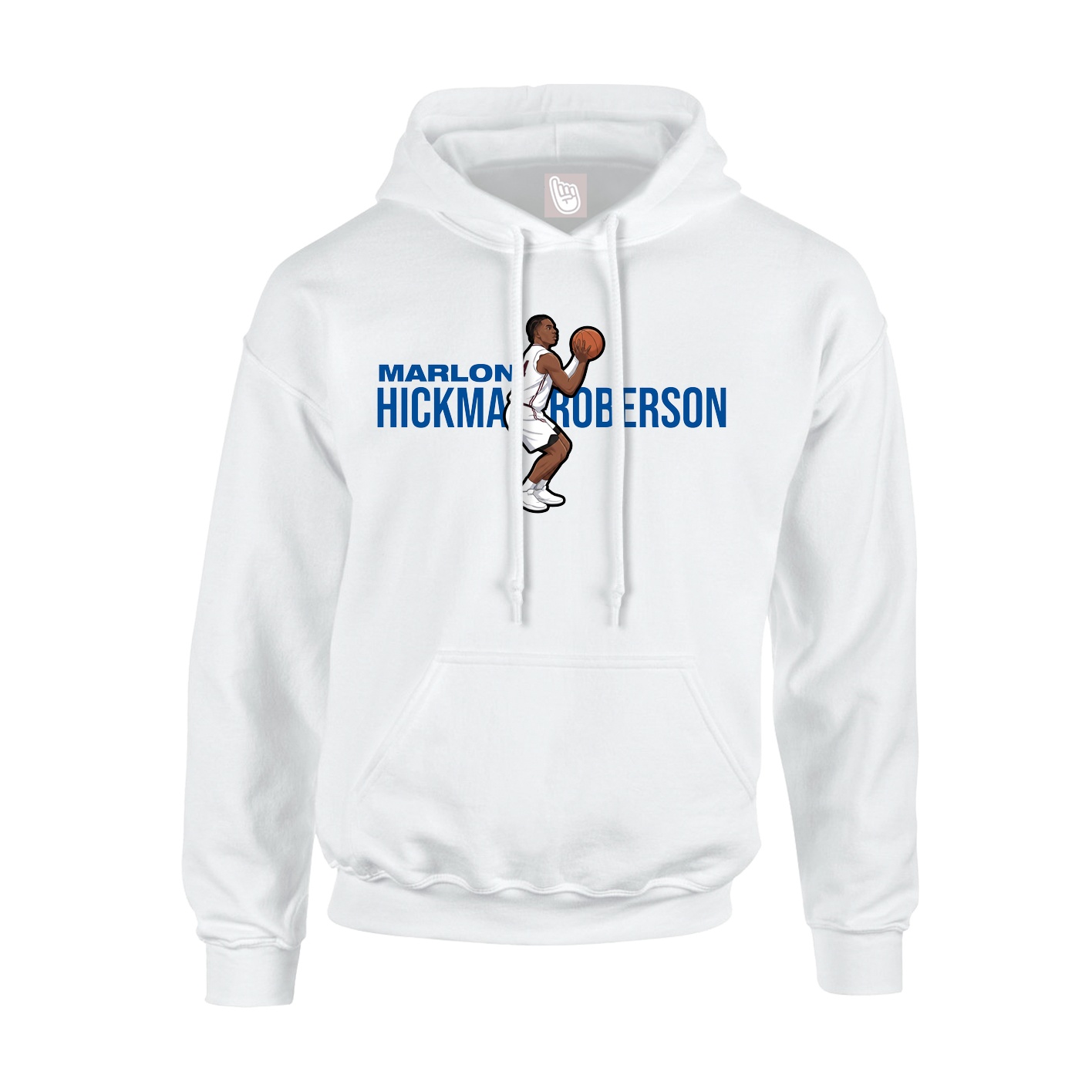Hoodie — Player Name in White