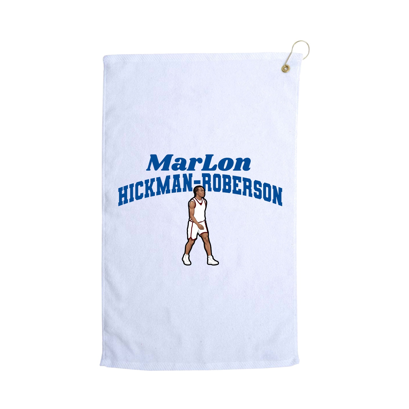 Golf Towel — Signature Arch in White