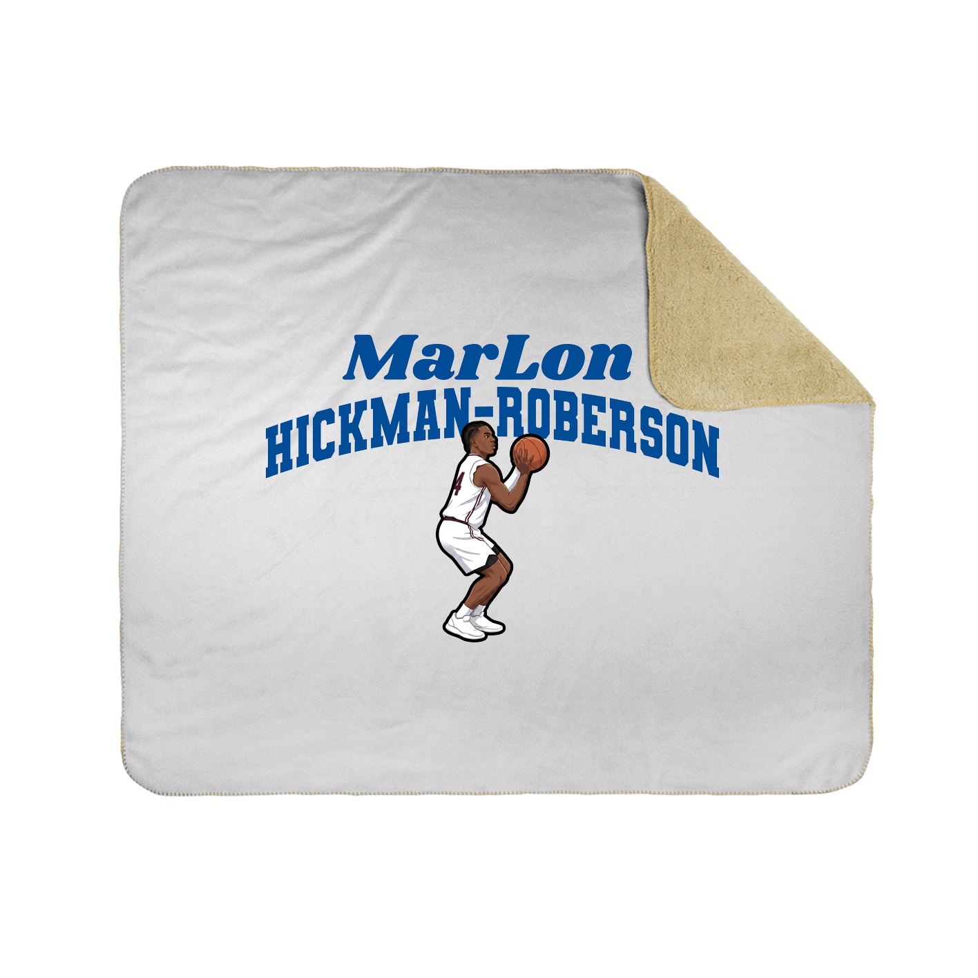 Throw Blanket — Signature Arch in White
