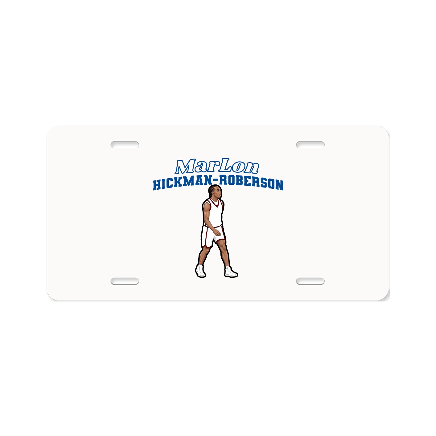 License Plate — Name Arch in Classic