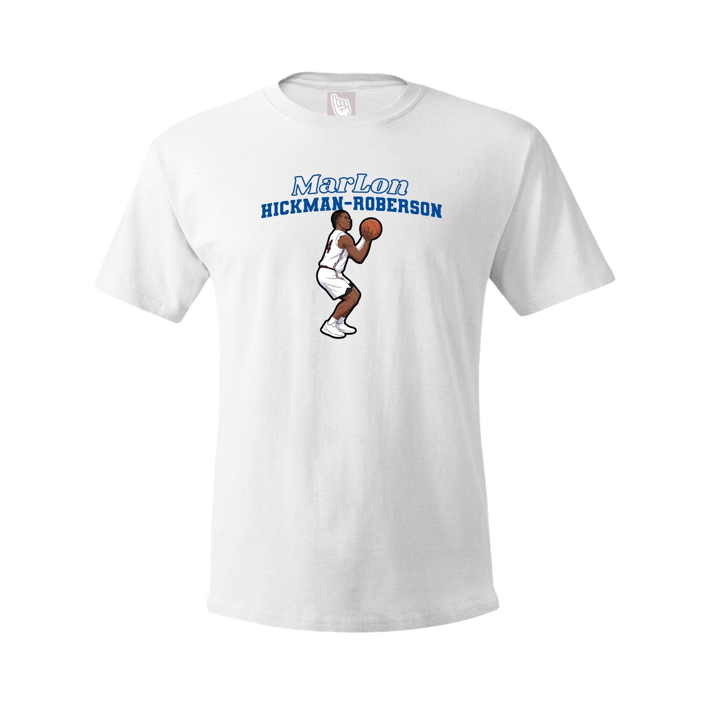 Tee — Name Arch in White