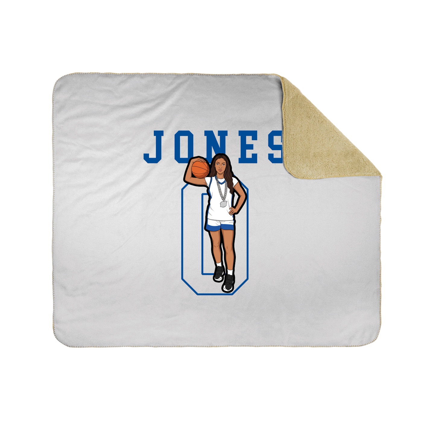 Throw Blanket — Shirsey in White