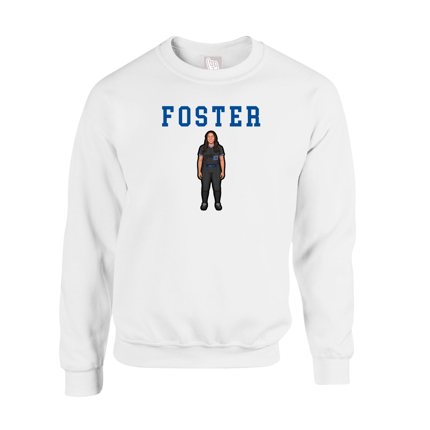 Fleece Crew — Shirsey in White