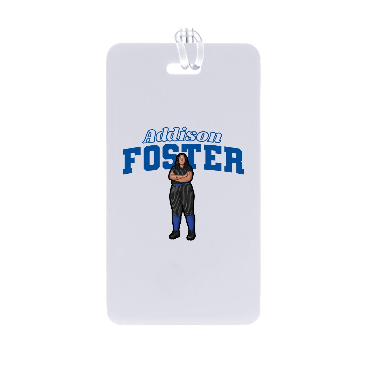 Bag Tag — Name Arch in Classic