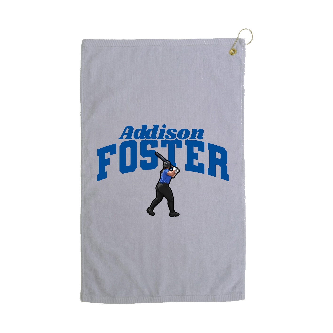 Golf Towel — Signature Arch in Grey